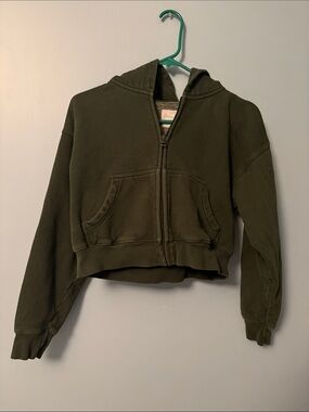 TNA Green Fleece Hoodie